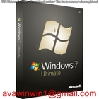 Laptop Microsoft Windows 7 Ultimate Retail Box Paket Lengkap OEM Dengan Disc FQC FQA pemasok
